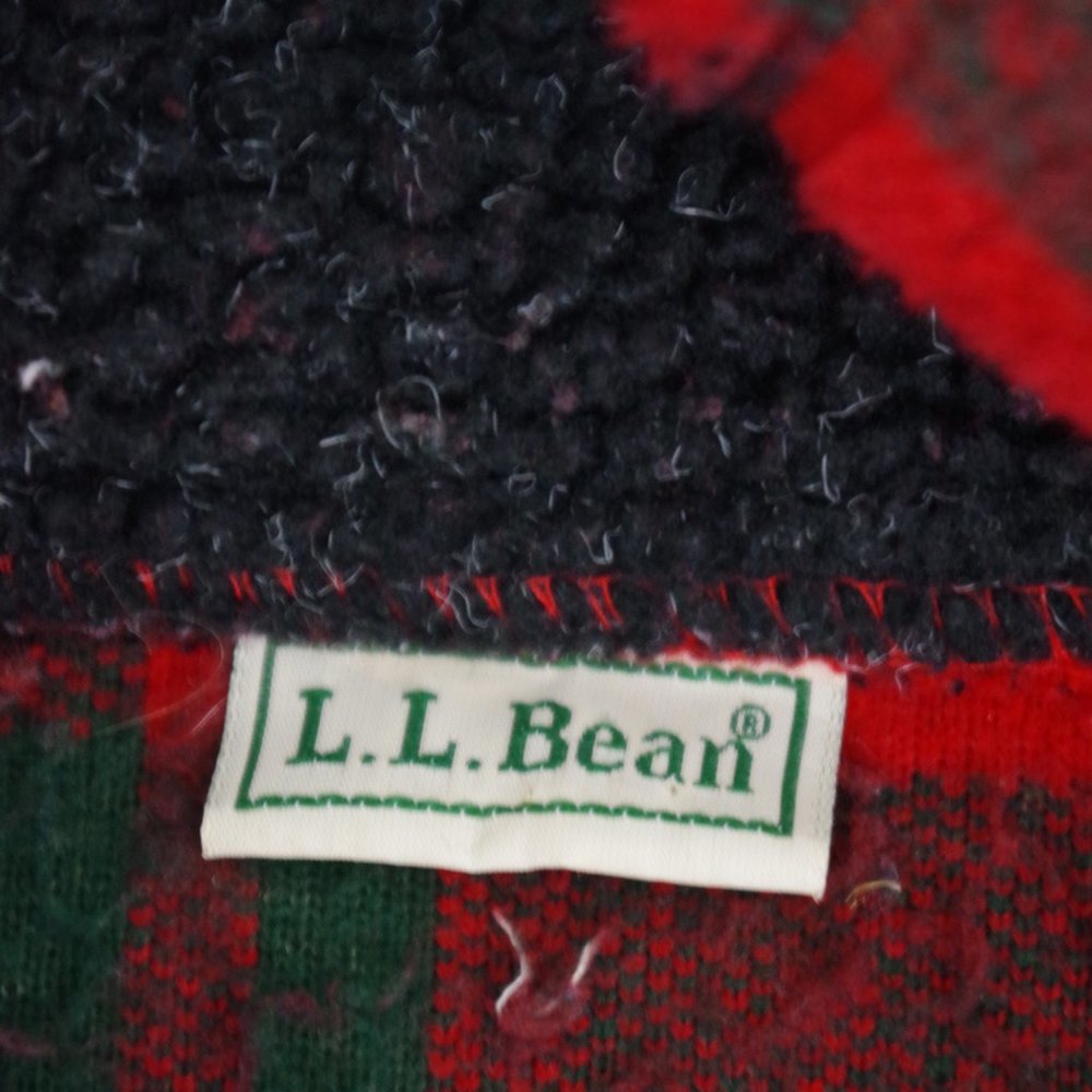Vintage LL Bean USA Made Plaid Fleece Chore Jacket Ladies' Large - Picture 2 of 10